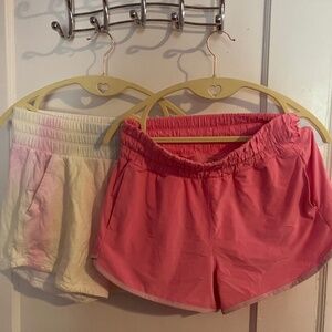 2 pairs of Athleta Girls Shorts